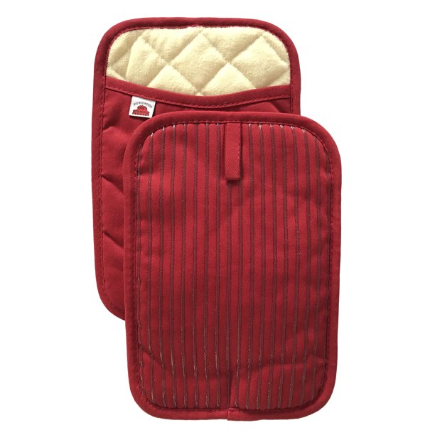 BIG RED HOUSE Pot Holders, Set of 2 Red