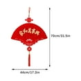 thumbnail image 2 of Vietnamese New Year Decoration 2025, Spring Festival Paper Fan Hanging Decoration,3D Blessing Tassle Paper Fan Ornament Chinese Spring Festival Red Ornament,Lunar New Year Decoration,Asian Vietnamese, 2 of 7