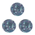 thumbnail image 4 of Wosthever Elastic Edged Waterproof Backed Fitted Table Cover Tableclothes Type1 NO1, 4 of 6