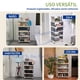thumbnail image 4 of Estante Organizador con 5 Repisas, Incluye Ruedas Giratorias, Anaquel de Almacenamiento Multipropósito de 5 Pisos para Ahorrar Espacio en Hogar, Escuela, Oficina, Cocina, Baño, Habitación, 4 of 9
