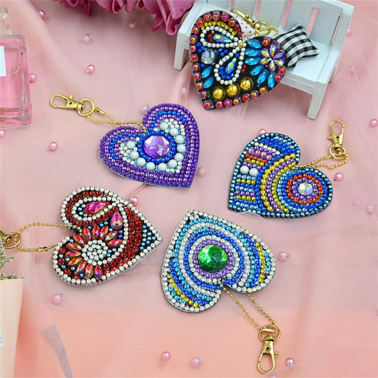 Heart Maze Keychain Ornaments (2 pack) - Diamond Painting