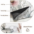 thumbnail image 5 of Spring Flower Area Rugs 5x7 ft Vintage Watercolor Floral Cosmos Leaf Butterfly Washable Rug Non Slip Indoor Carpet Absorbent Floor Mat for Living Room Bedroom Dining Room, 5 of 9