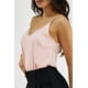 thumbnail image 2 of Top escote en V con encaje Roman Fashion /Juvenil, 632 (Rosa) rosa G, 2 of 5