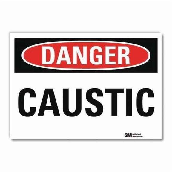 Lyle Danger Sign,5inx7in,Reflective Sheeting U3-1151-RD_7X5