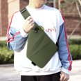 thumbnail image 3 of Bolso Bandolera para Hombre Pecho A La Correa Ajustable Riñonera Informal, 3 of 6