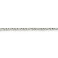 thumbnail image 2 of Figaro Chain Necklace in .925 Sterling Silver, 2 of 5