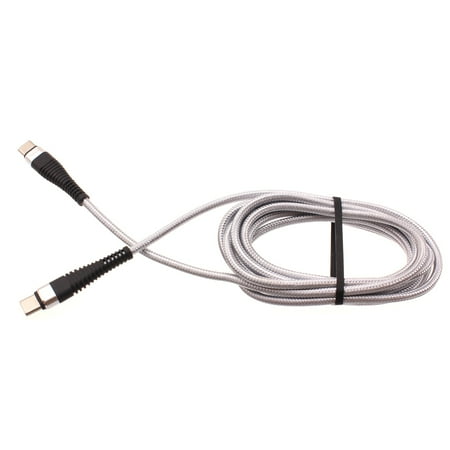 Type-C to USB-C 6ft PD Cable for Galaxy S21/Ultra/Plus Phones - Charger Cord Power Wire Sync Braided Fast Long White Compatible With Samsung Galaxy S21/Ultra/Plus price history on PriceWatchPro