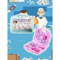 thumbnail image 2 of Boîte d'Équipement de Médecin de Famille, Ensemble de Jouets de Rôle Multicolores pour Filles, Cadeau de Docteur pour Garçons et Filles, Ensemble de Jouets d'Animaux Roses pour Enfants, A1, 2 of 7