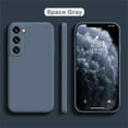 thumbnail image 1 of Candy Color Silicone Case For Samsung GalaxyS24 S23 S22 S21 S20 Ultra Plus FE A32 A51 A71 A52 A72 Phone Cover Gray For Galaxy S23, 1 of 6