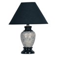 thumbnail image 1 of HomeRoots 468521 Navy Blue Marbled Ceramic Table Lamp, 1 of 1