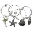 thumbnail image 4 of Unique Beach Themed Wine Charms, 4 of 4