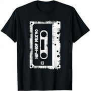 Hip Hop Rap Mixtape Cassette DJ Retro 90s Vintage Cassette T-Shirt