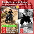 thumbnail image 5 of Licensed BMW G310 24V Electric Ride On Motorcycle for Kids with Inflatable Rubber Tires & Training Wheels, Quiet Brushless Driven Motors, Up to 12.5 mph, PU Leather Seat, Rear Braking, Red, 5 of 7