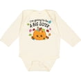 thumbnail image 3 of Inktastic I'm Going to Be a Big Sister- Cute Halloween Pumpkin Girls Long Sleeve Baby Bodysuit, 3 of 5