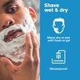 thumbnail image 3 of Philips Norelco CareTouch, afeitadora eléctrica recargable en seco y húmedo con recortador emergente para hombres calvos con piel y cuero cabelludo sensibles, S3242/90, 3 of 5
