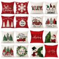 thumbnail image 2 of Funda de cojín navideña de 45 cm, funda de almohada, adornos navideños para el hogar, decoración navideña de Año Nuevo 2024, 2025, 2 of 5