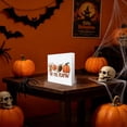 thumbnail image 2 of SLYNSHome Fall Harvest Wooden Box Sign,Pumpkin Maple Leaf Bat Printed Tabletop Block Ornament For Mantel Shelf Coffee Table Indoor Thanksgiving Halloween Seasonal Decor, 2 of 6