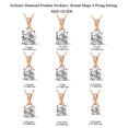 thumbnail image 4 of 1 1/2 Carat | 14K Rose Gold | IGI Certified Lab Created Diamond Solitaire Pendant Necklace | F-G Color, VS1-VS2 Clarity Friendly Diamonds, 4 of 5