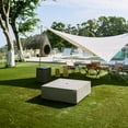 thumbnail image 6 of Elementi Plus Capertee Propane Fire Pit for Outside Outdoor Fire Pit Table Smokeless Firepit Concrete Square Fire Table Patio Heater Fireplace 60000 BTUs - Space Grey, 40 x 40 Inches, 6 of 12