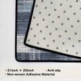 thumbnail image 5 of Modern Abstract Kitchen Mat 31"x20" Non Slip Soft Plush Low Profile Kitchen Rug, Textured Sink Mat for Laundry Room Bedroom Office, 5 of 6