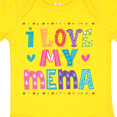 thumbnail image 4 of Inktastic I Love My Mema Grandchildren Girls Baby Bodysuit, 4 of 5