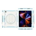 thumbnail image 3 of Dteck Case for iPad Pro 12.9 inch 6th 5th 4th 3rd Gen,Shockproof Rubber Case Heavy Duty Silicone Rugged Kickstand Protective Cover for iPad Pro 12.9" 2022/2021/2020/2018,Skyblue, 3 of 8