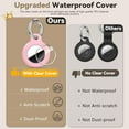 thumbnail image 2 of Compatiable with Apple AirTags Holder, Waterproof for AirTags Holder Keychain, Anti-Scratch & Shock Air TagHolder Case,Men's Women's Keyrings & Keychains, Cover for Dog,Car Key,Luggage -Black, 2 of 7