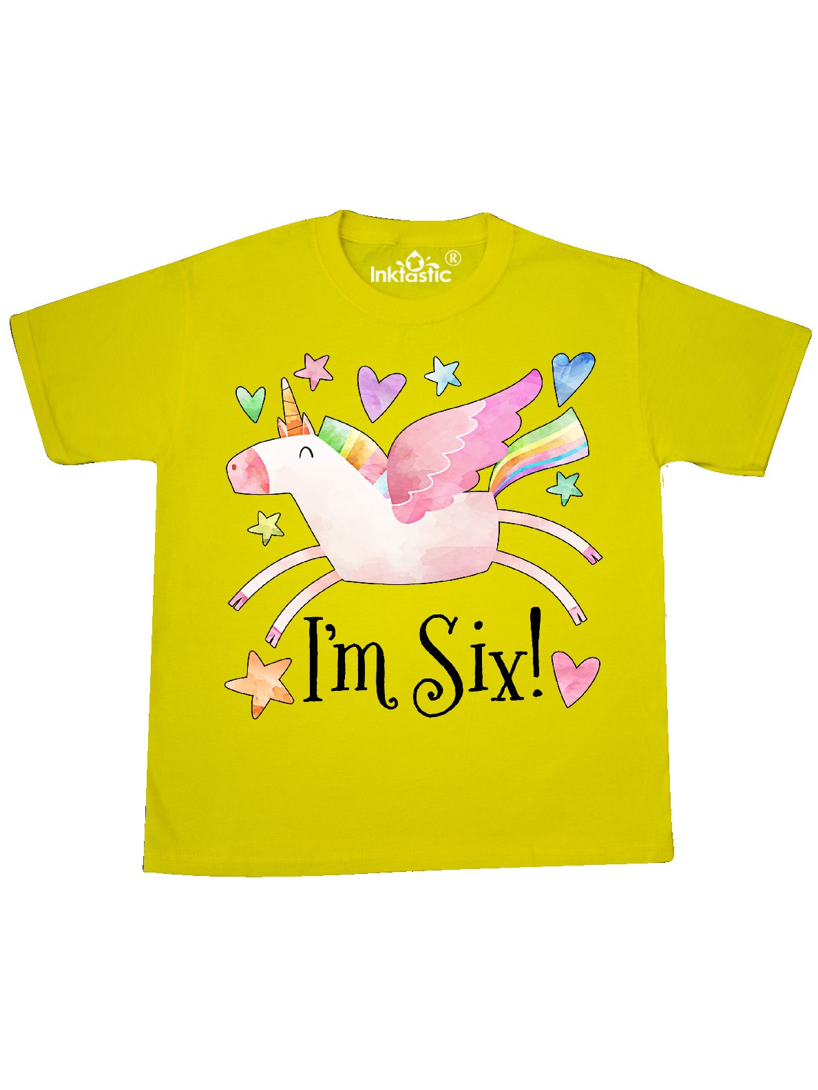 inktastic 6th Birthday Axolotl with Ice Cream Toddler T-Shirt