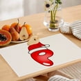 thumbnail image 4 of Clearance! Caoblia 26 Letters Christmas Placemats 12x18" Washable Wipeable Heat-Proof Christmas Placemats for Kitchen, Dining Table, Holiday, Party Decor Supplies, Christmas Decorations, 4 of 4