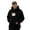 Black, variant on Pet Pouch Hoodie Long Sleeve Big Pocket Men Solid Color Pet Carrier Sweatshirt Big Pocket for Outdoor