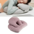 thumbnail image 4 of Almohada para dormir de oficina, almohada de viaje con orificio de ventilación, cómoda y suave almohada para dormir, viajar, casa Violeta, 4 of 6