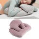 thumbnail image 4 of Almohada para dormir de oficina, almohada boca abajo, transpirable, ergonómica, para viajes. Violeta, 4 of 6