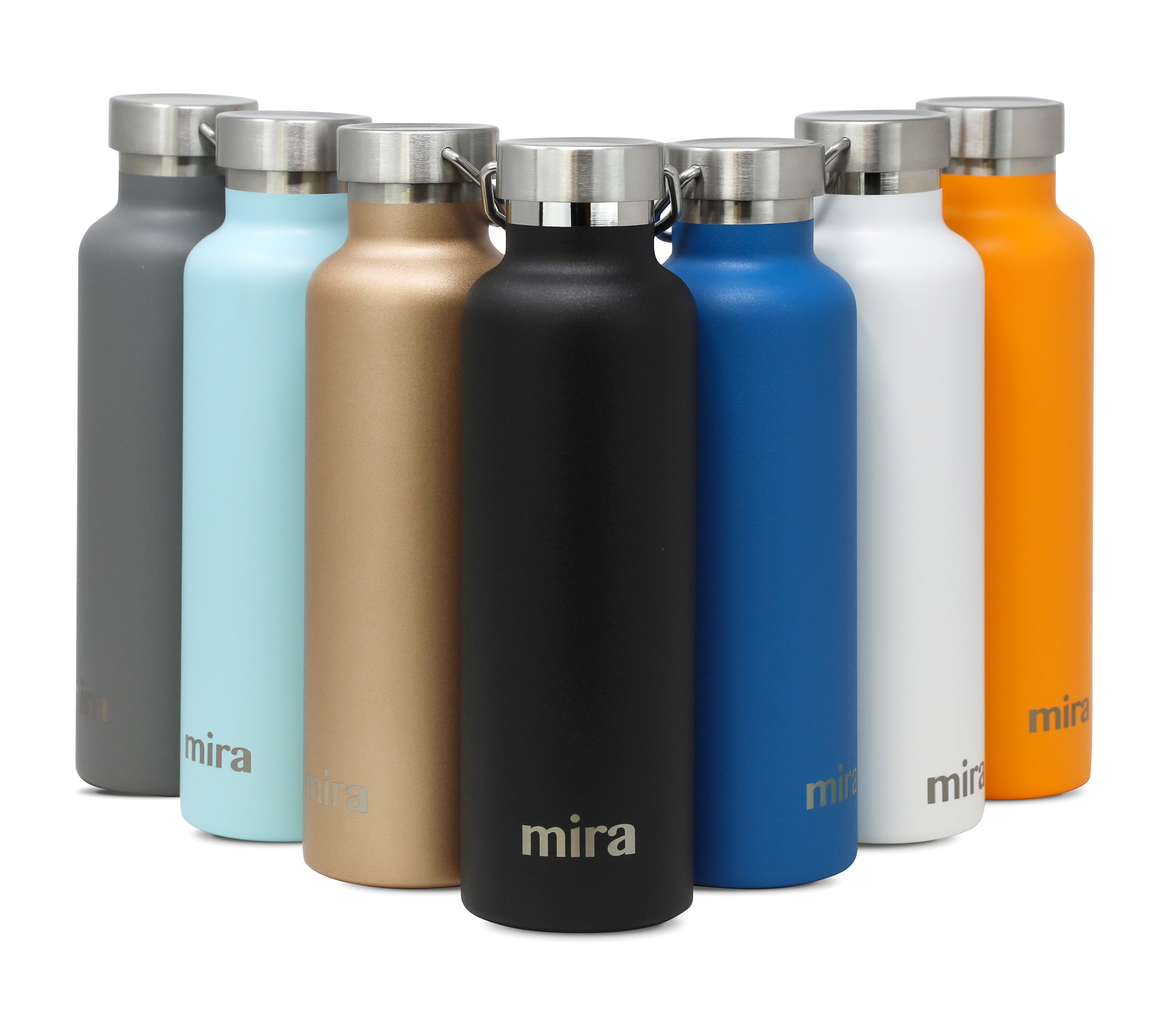 MIRA 25 oz Stainless Steel Vacuum Insulated Water Bottle | Keeps Your Drink  Cold for 24 hours & Hot for 12 hours, Does Not Sweat | Large Capacity  Sports Water Bottle with