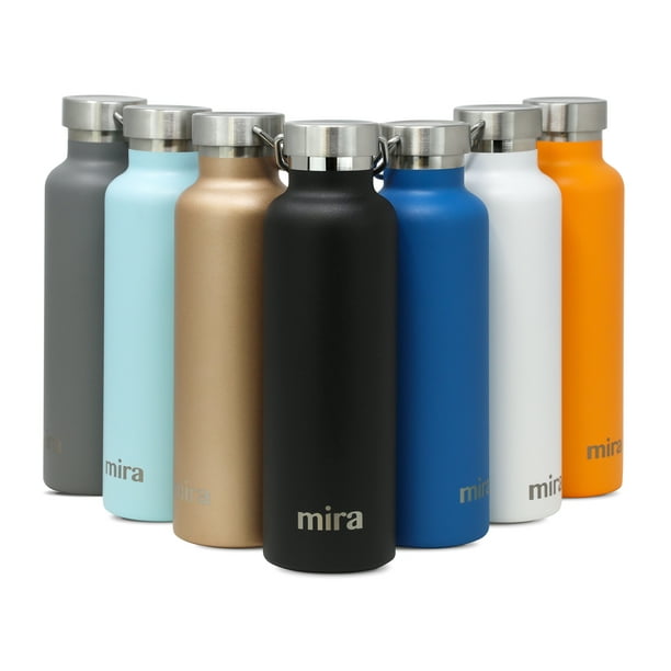 Download Mira 25 Oz Stainless Steel Vacuum Insulated Water Bottle Keeps Your Drink Cold For 24