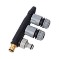 thumbnail image 2 of Metal High Pressure Water Spray Nozzle | Direct Injection Hose Attachment | Adjustable Rotary Controller | Car Wash, Garden Irrigation, Dog Cleaning | Durable | 1 Pc | Gardening Tools, 2 of 9