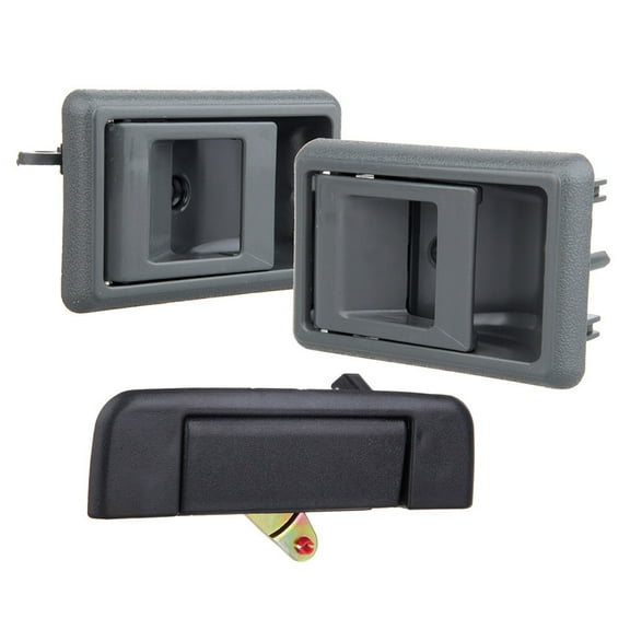 SCITOO Door Handles Interior Tailgate Left Side Replacement fit for 1989-1995 for Toyota Pickup(3pcs)