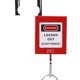 thumbnail image 4 of M Buder Juego de 10 Candados de Seguridad LOTO Rojos de Nylon PA con 20 Llaves (24 cm / 9.4 inches), 4 of 9