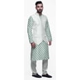 thumbnail image 2 of Atasi Traditional Printed Kurta Churidar Pajama Set With Nehru Jacket For Men, 2 of 5