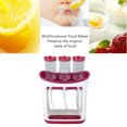 thumbnail image 3 of Station de Compression pour Fruits pour Bébé, Station de Compression pour Aliments avec 3 Distributeurs et Sacs de Rangement pour Aliments Semi-Solides pour Nourrisson, 3 of 8