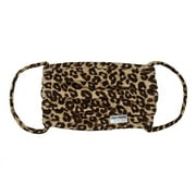 Flap Happy - Face Mask Reusable - Adult Face Mask - Luxxe Leopard - Comfortable and Cute - Flexible Smooth StretchyEarloops - Light, Gentle, and Airy - Anti-Wrinkle - for All Day Usage - Flap Happy