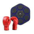 thumbnail image 2 of Almencla Boxing Machine Exercise Home Gym Reaction Training Pad Music Boxing Training with Red Adult Glove, 2 of 8