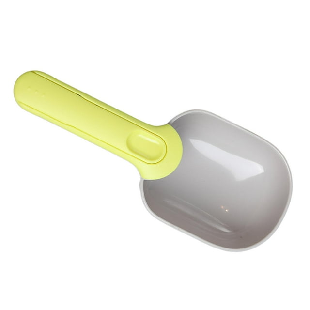 Alimentador de Comida para Perros Gloria Enlatada Verde Gris pala de gato de medición