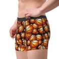 thumbnail image 5 of Salouo Vintage Basketball Print Men's Boxer Briefs,Breathable Underwear Elastic Waistband Briefs for Men -X-Large, 5 of 8
