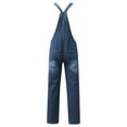 thumbnail image 4 of Men's Casual Pants Men's Casual Solid Denim Overalls Full Length Pencil Pants Pocket Trousers Light blue L, 4 of 7