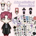 thumbnail image 1 of 8 Large Pieces KPop Demon Hunters Large Pieces Cute Cartoon Characters Waterproof Decals for Water Bottles, Computers, Skateboards, Guitars - Great Gifts for Fans, 1 of 8
