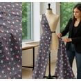 thumbnail image 5 of Soimoi Cotton Cambric Fabric Dot,Fish & Cat Kids Print Sewing Fabric Yard 42 Inch Wide, 5 of 7