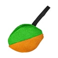 thumbnail image 3 of Juguete para tirar de perros, juguete para tirar, resistente, portátil, enriquecedor, resistente al desgarro, entrenamiento de mordeduras, juego verde naranja, 3 of 8