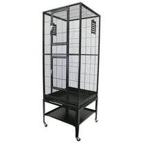 Madagascar Cage - 60" Tall Durable Spacious Metal Cage - for Sugar Gliders, Squirrels, Marmosets & Other Small Pets…