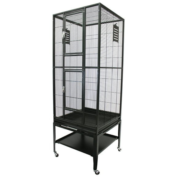 Madagascar Cage - 60" Tall Durable Spacious Metal Cage - for Sugar Gliders, Squirrels, Marmosets & Other Small Pets…