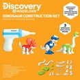 thumbnail image 5 of Discovery™ #Mindblown Dinosaur Construction Set, 90-Piece Action Model Build Kit, Kid-Safe Electronic Tools and Screws, Create T-Rex Triceratops Brachiosaurus, Prehistoric Monsters For Paleontologists, 5 of 10